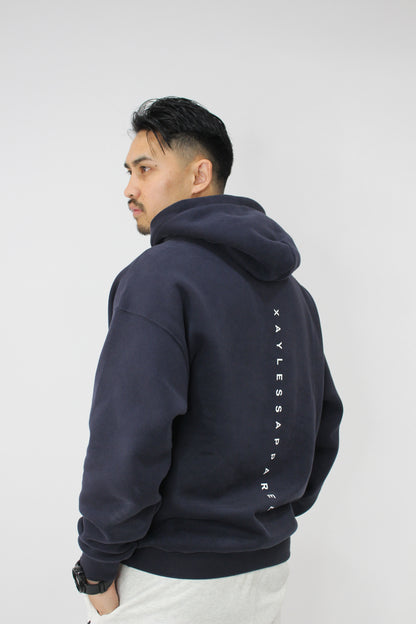 Denim Navy Drip Hoodie