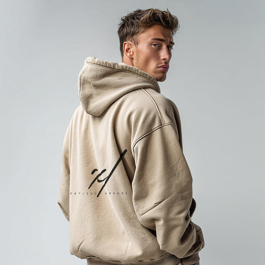 Vanguard Beige Hoodie